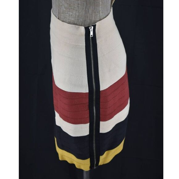 Band of Outsiders Boy Color Block Midi Skirt - 36 / 6 - Picture 2 of 4